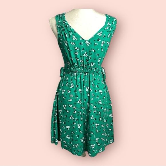 Rachel Zoe Floral Sleeveless Dress Size 6‎ Green - Picture 2 of 5